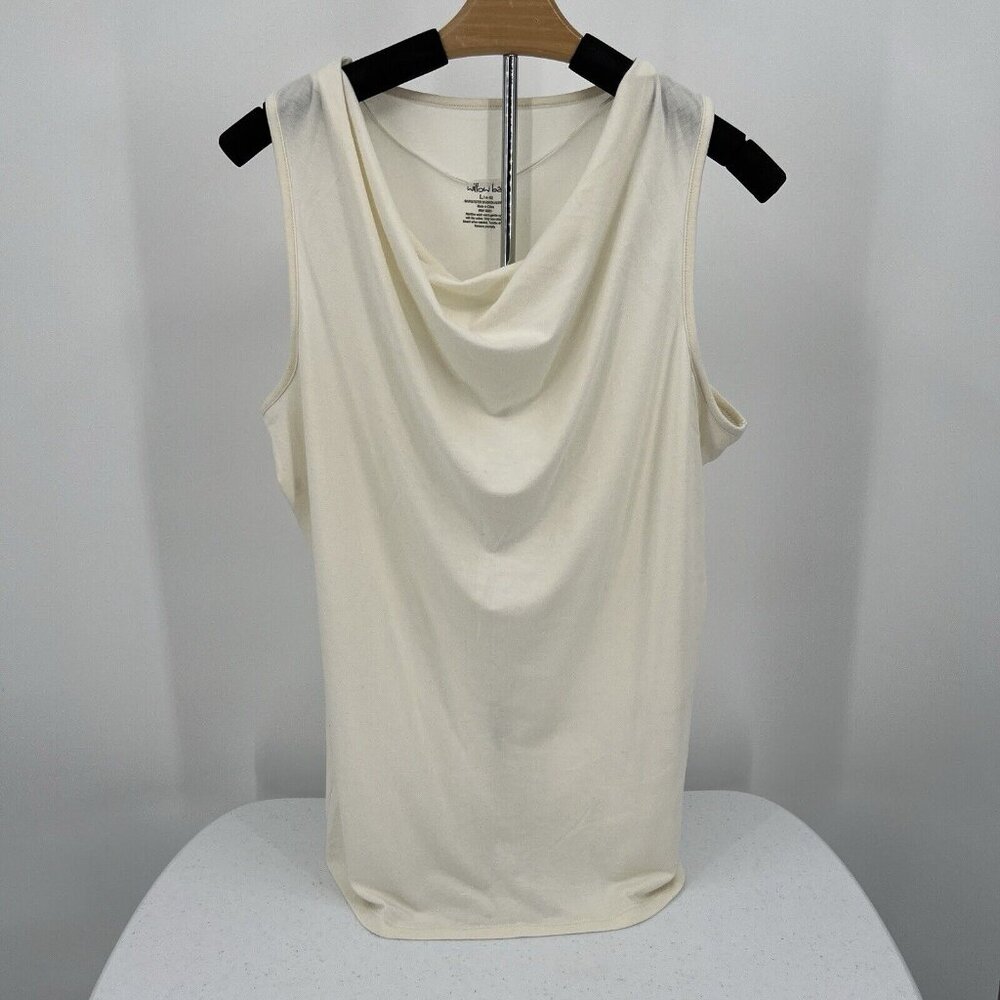 Willow Bay Womens L LargeSleeveless Cowl Neck Top Large Polyester & Spandex Blen - Picture 2 of 4